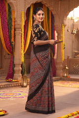 Rajwadi Heritage Cotton Saree