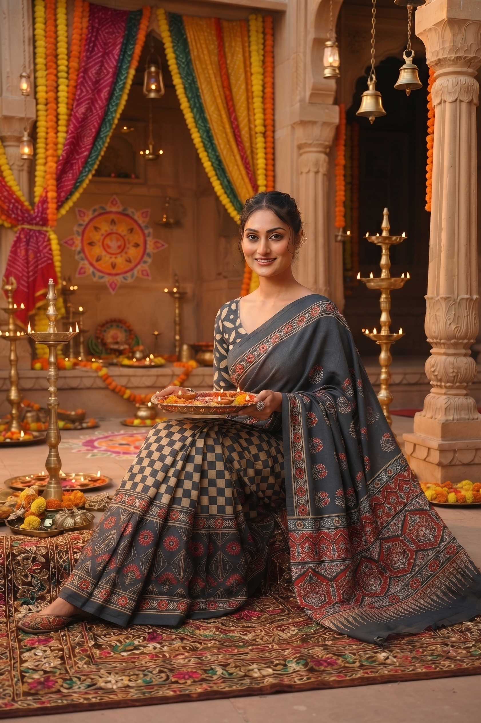 Indivar Heritage Saree