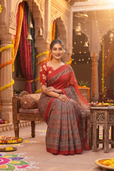 Sindoor Heritage Saree
