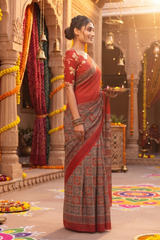 Sindoor Heritage Saree