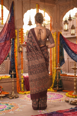 Midnight Heritage Saree