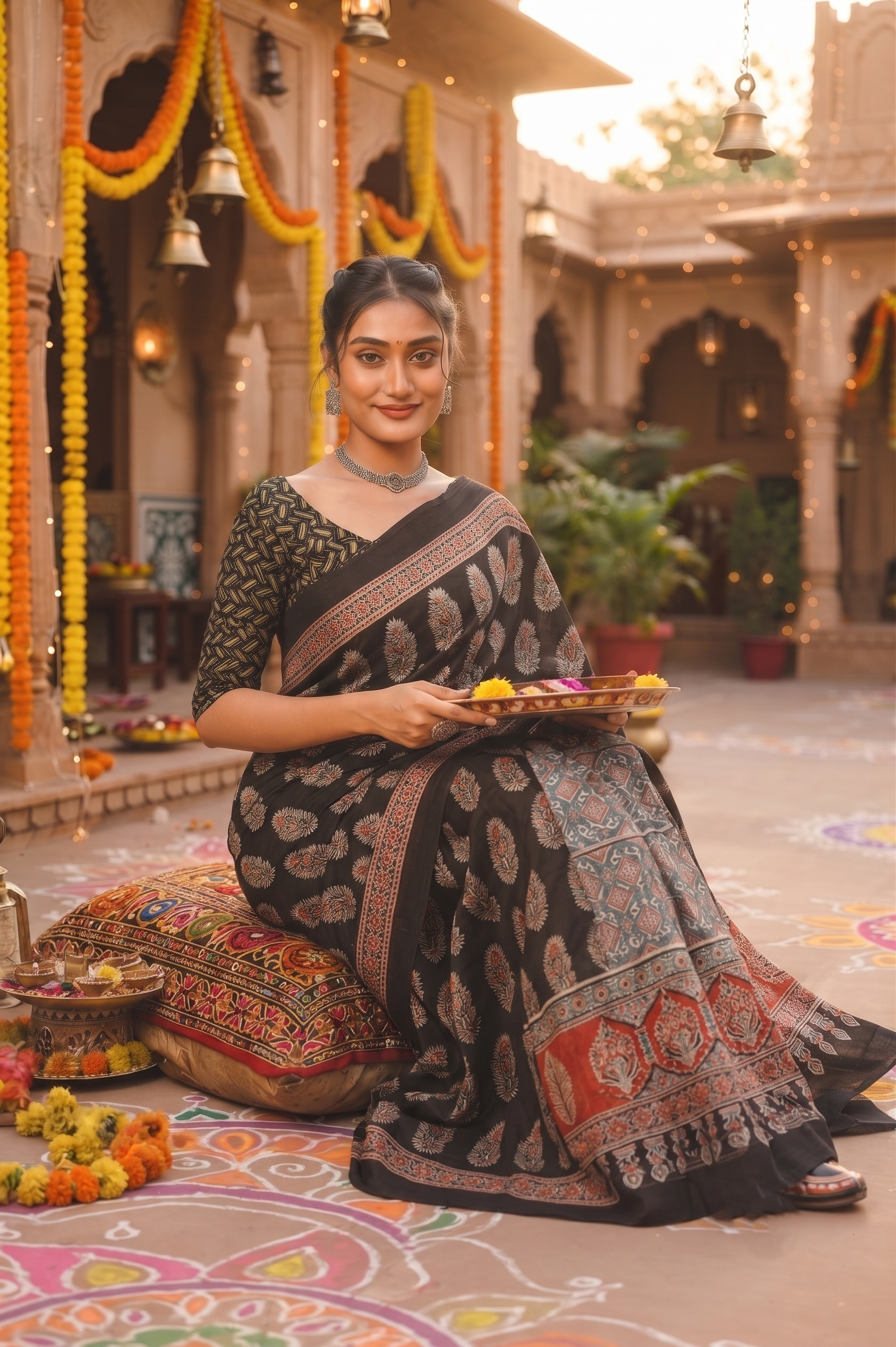 Ebony Heritage Saree