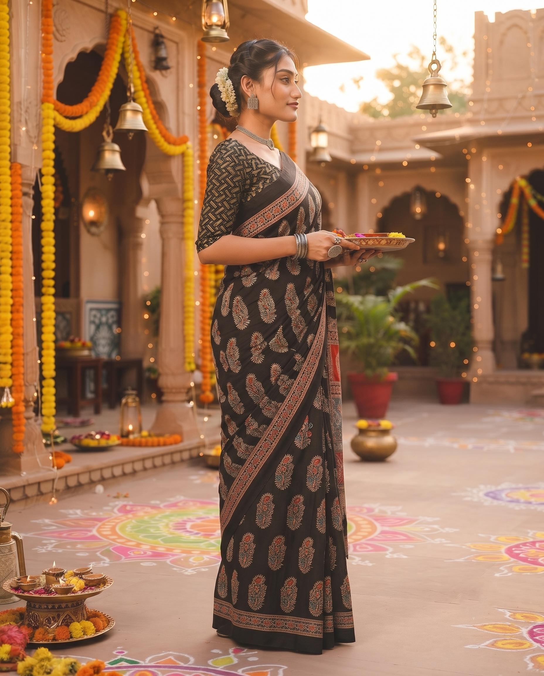 Ebony Heritage Saree