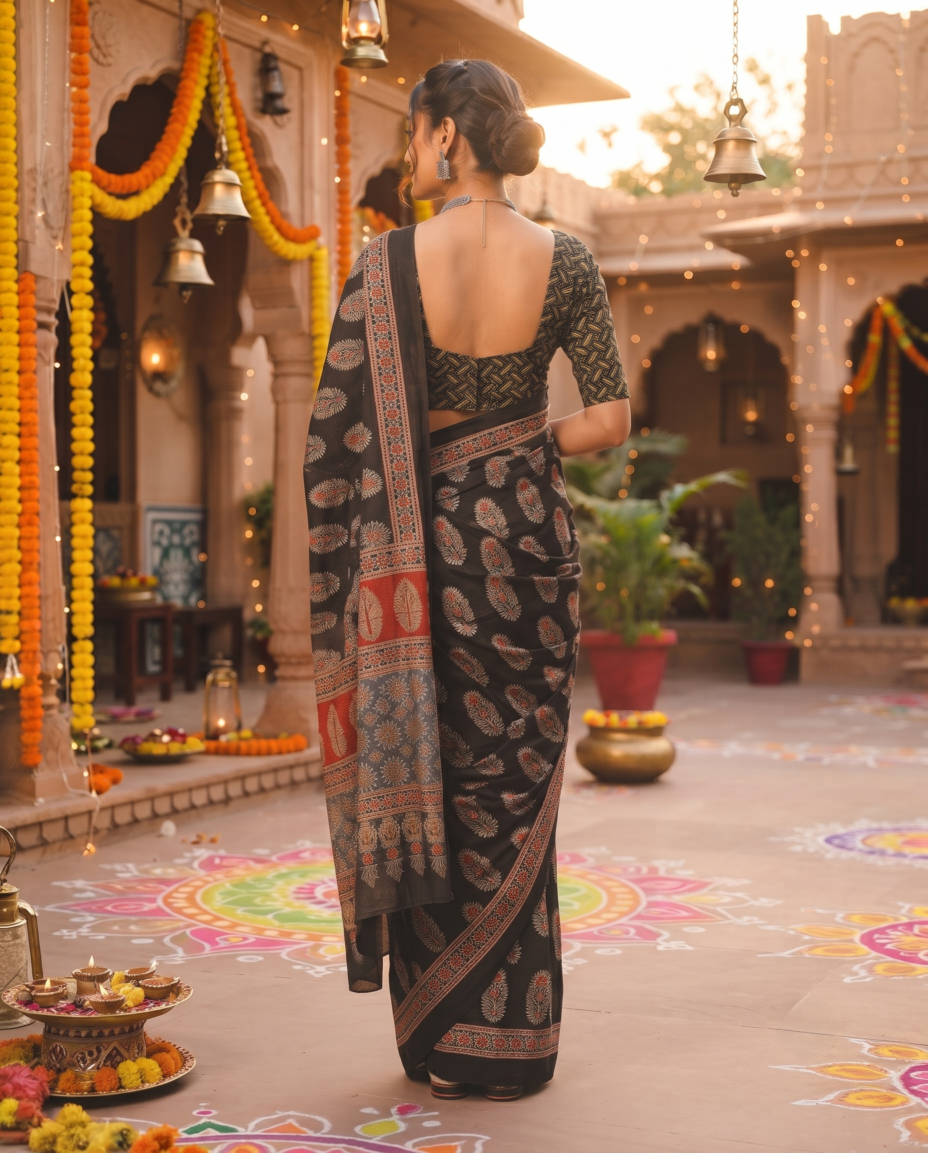 Ebony Heritage Saree