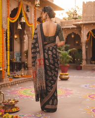 Ebony Heritage Saree