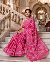 Rani Gulnaar Saree