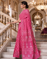 Rani Gulnaar Saree