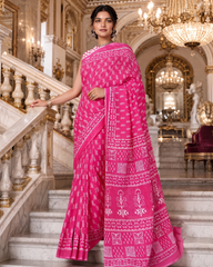 Rani Gulnaar Saree