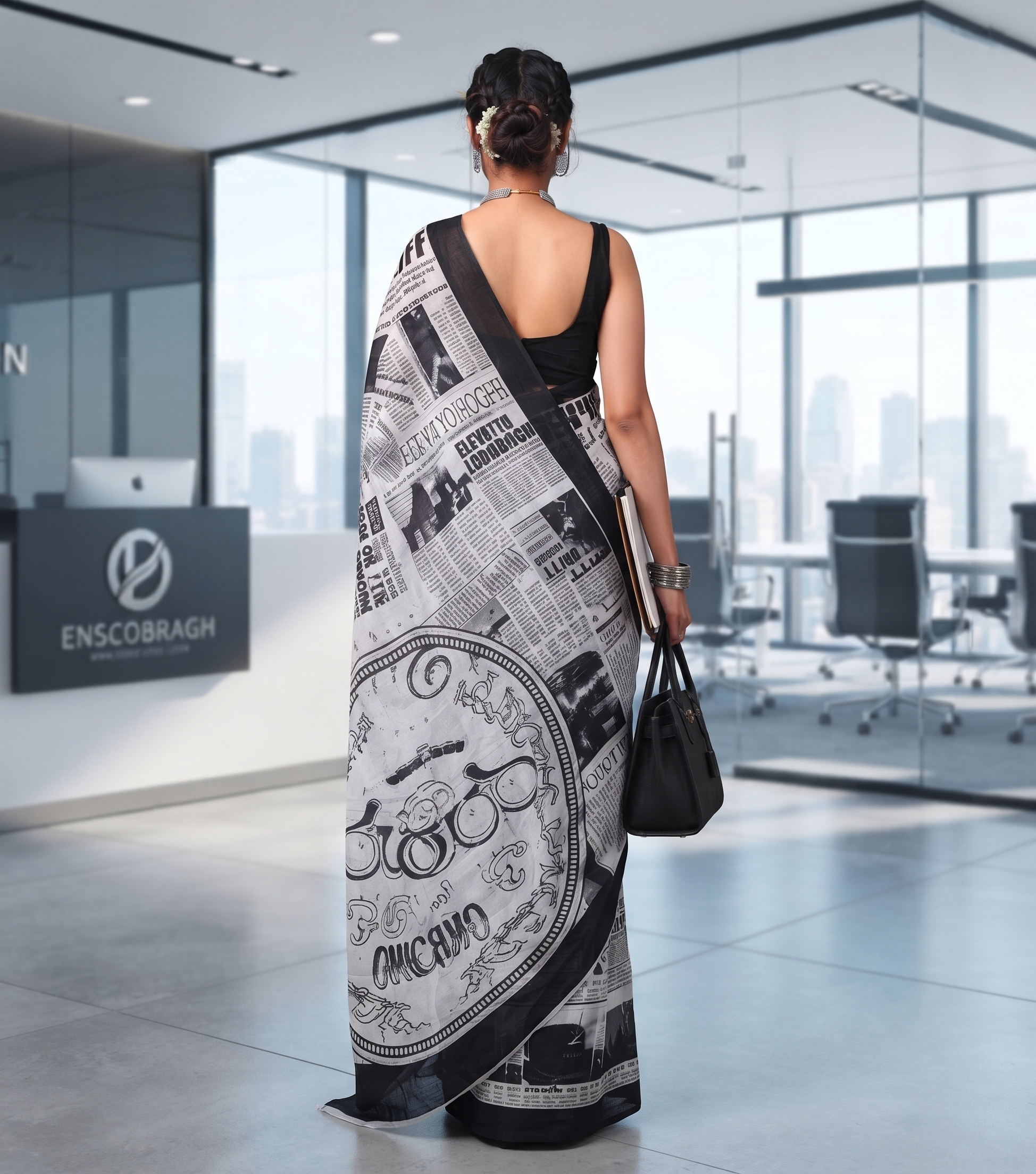 Headline Corporate Wear Saree