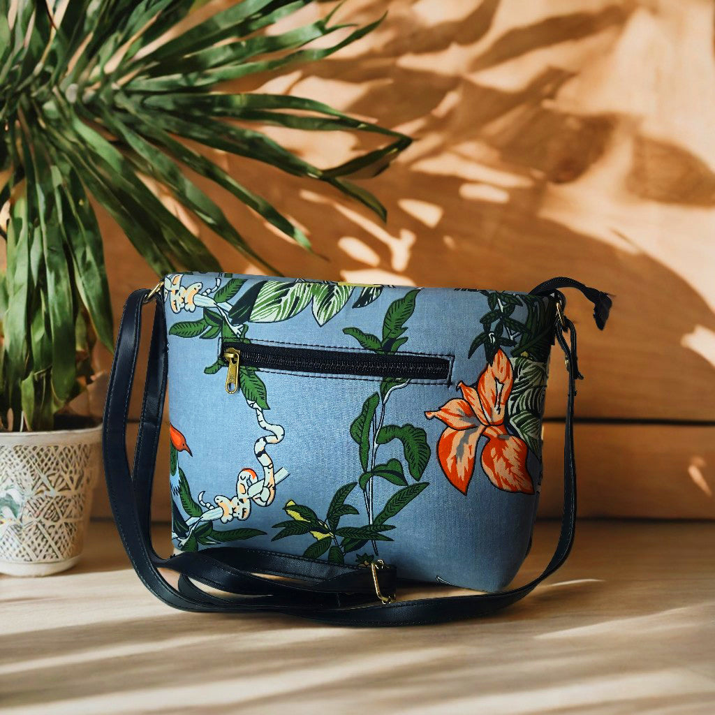 Botanical Jungle Crossbody Bag | Luxebyflavia | Hand Bag