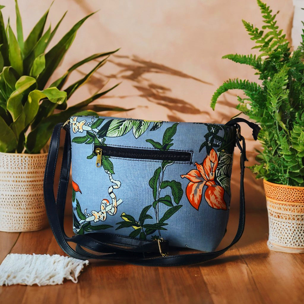 Botanical Jungle Crossbody Bag | Luxebyflavia | Hand Bag